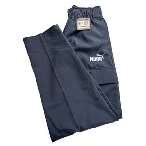 Puma Power Woven Cargo Pants Galactic Gray Men's Small  Waist NWT sport, cozy